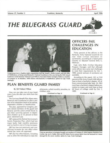 Bluegrass Guard, April 1986